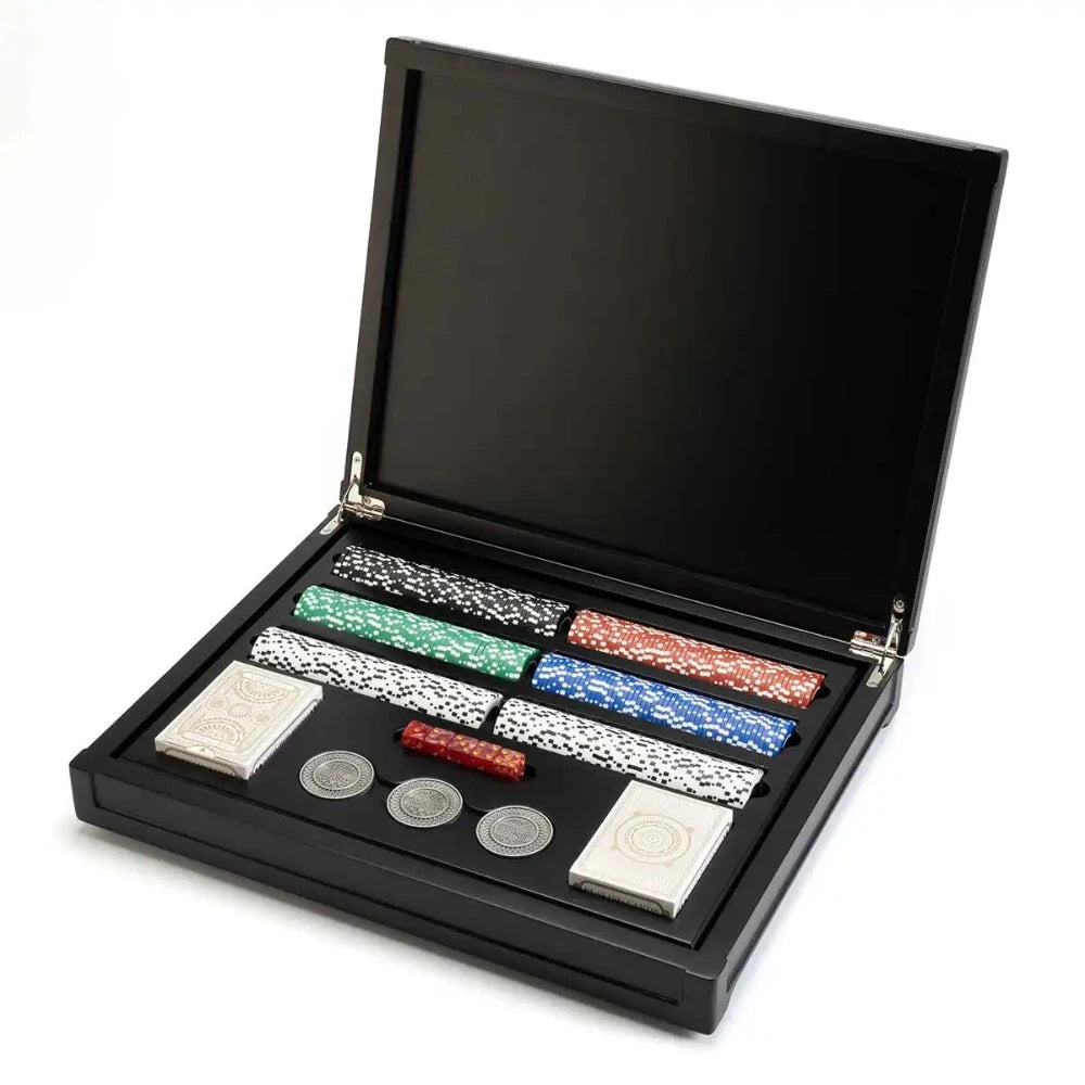 Royal Selangor Ace Playing Cards Pewter & Wooden Pokker Set