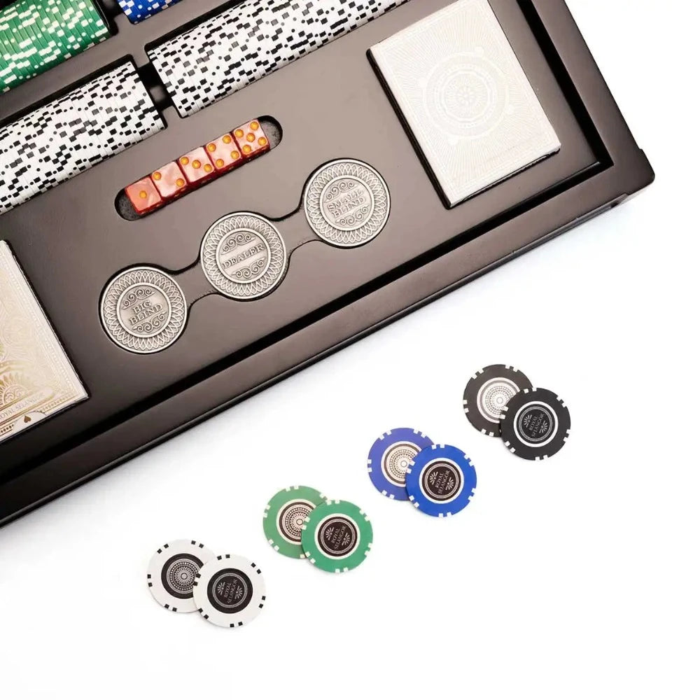 Royal Selangor Ace Playing Cards Pewter & Wooden Pokker Set
