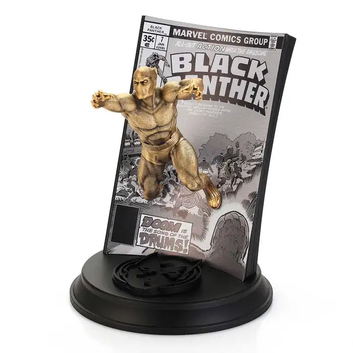Royal Selangor Gilt Pewter Black Panther Figurine - Gold