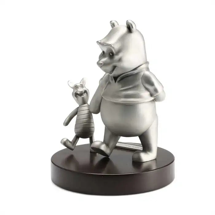 Royal Selangor Gilt Pooh & Piglet Pewter Figurine - Silver