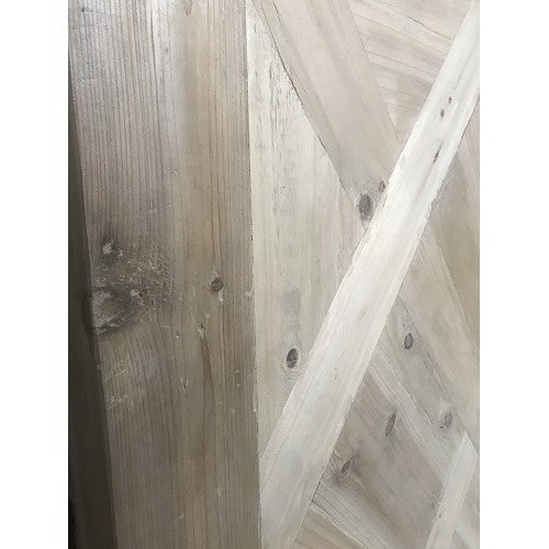 Rustic Charm Parquet Dining Table - Queen