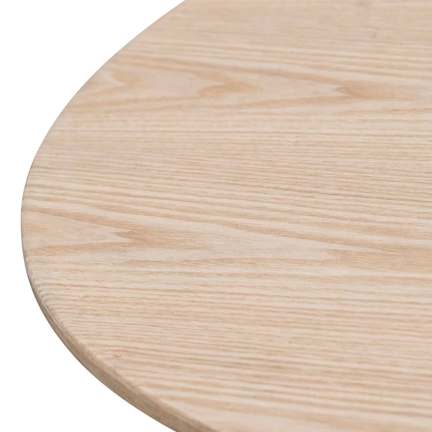 Rustic Farm Round Dining Table 100cms - Natural