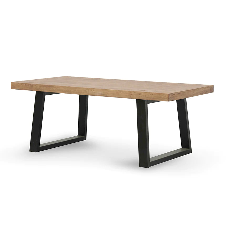 Rustic Farmhouse Dining Table 198cms - Natural
