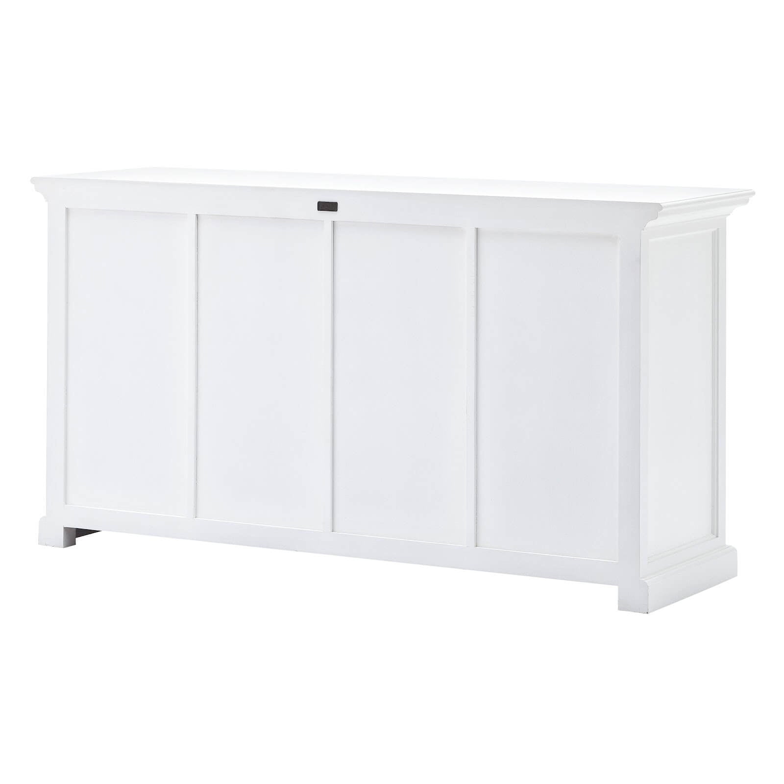 Classic Farmhouse Buffet 4 Drawers 2 Doors & 4 Baskets White