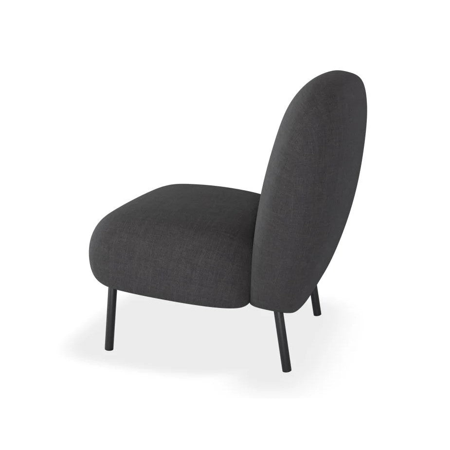 Rustic Retreat Dark Grey Single Seater Sofa (Available in 2 Frame Colors)