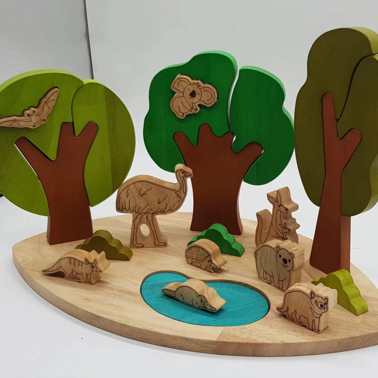 Rustic Woodland Australian Wildlife and Landscape