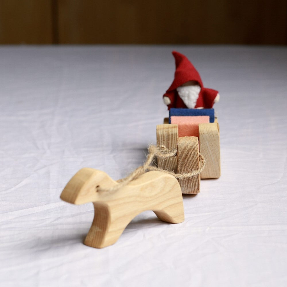 Santa Sleigh Wooden Toy