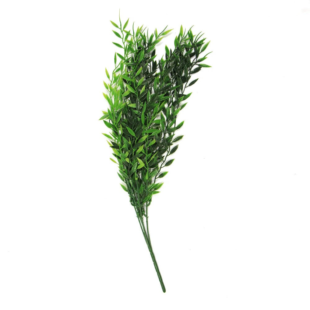 Sculpted Artificial Bamboo Leaf Stem 30cms