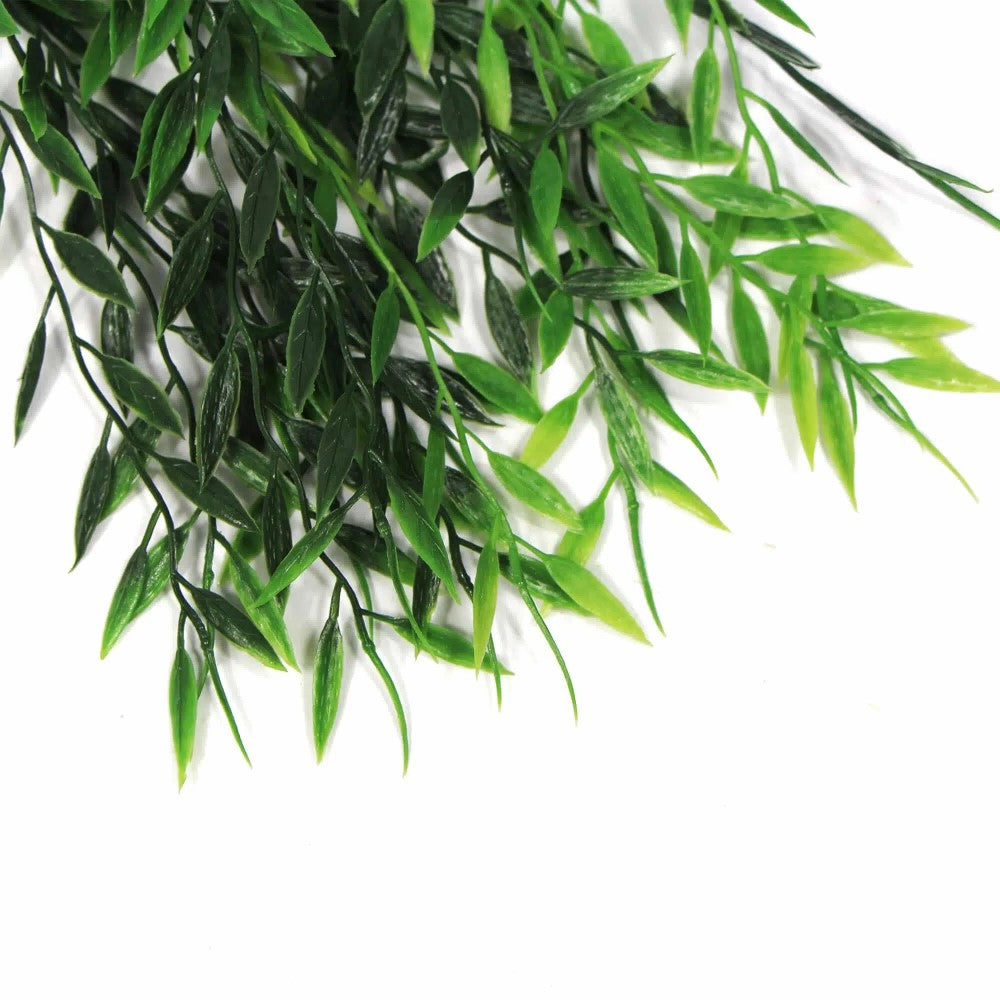 Sculpted Artificial Bamboo Leaf Stem 30cms