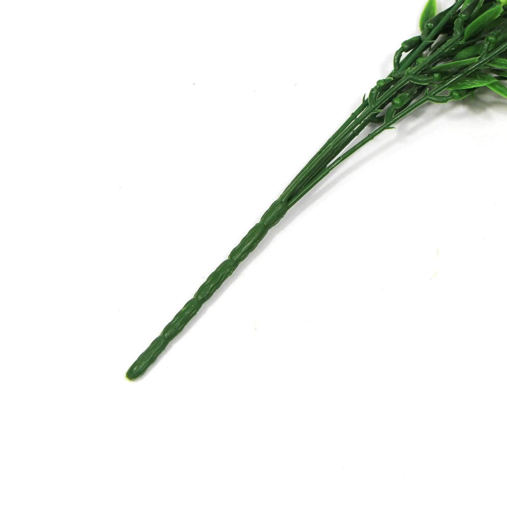 Sculpted Artificial Bamboo Leaf Stem 30cms