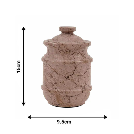Sculpted Detail Luxury Style Urn - Brown