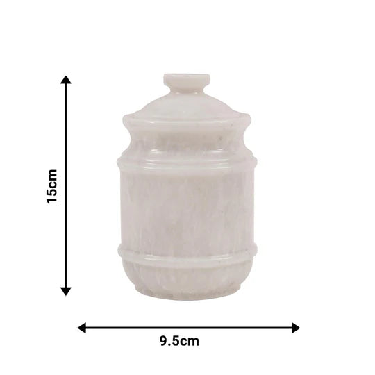 Sculpted Detail Luxury Style Urn - White