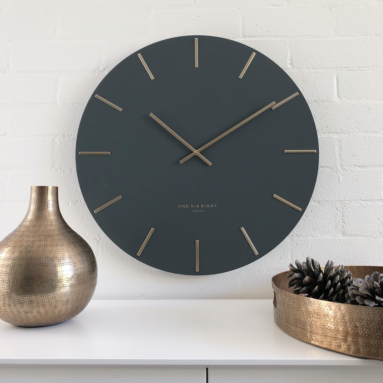 Sculpted Seconds Wall Clock (Available in 3 Sizes)