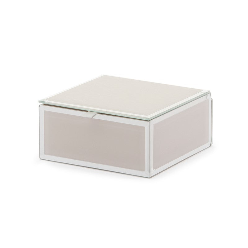 Personalised Selena Jewellery Box Small Nude