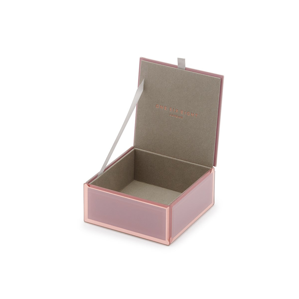 Personalised Selena Jewellery Box Small Dusty Rose