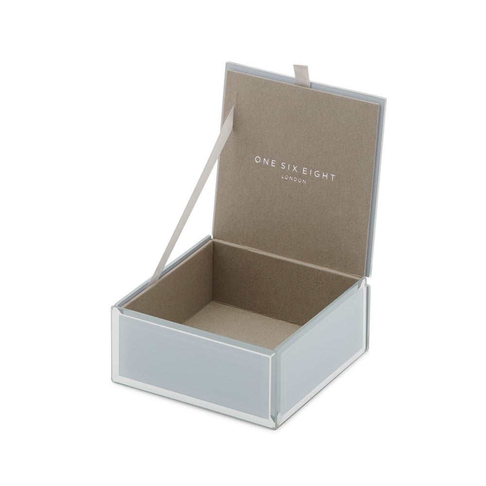 Personalised Selena Jewellery Box Small Pale Blue