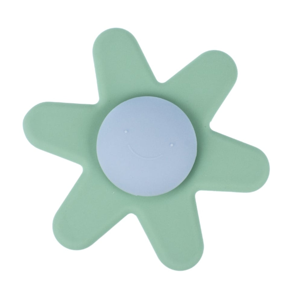 Sensory Silicone Daisy Spinner - Green