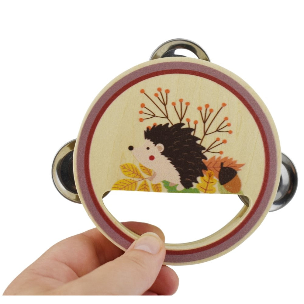 Kids Wooden Tambourine (Available in 4 Designs. Sent At Random)