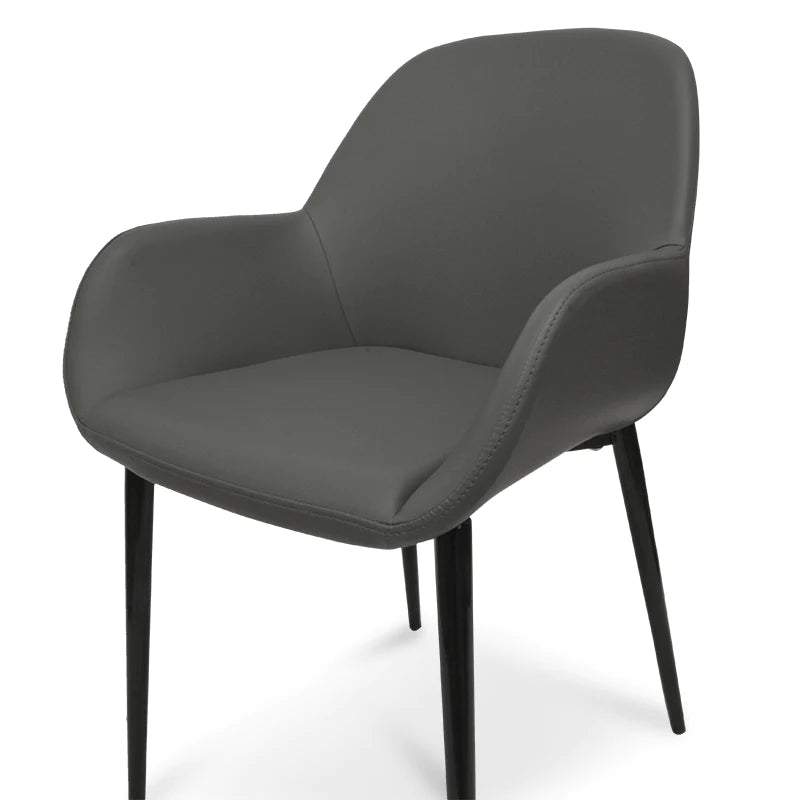 Serenity Upholstered Dining Chair - Grey