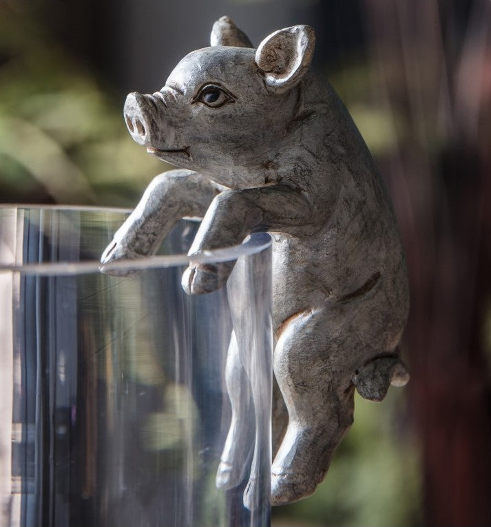 Set of 2 Charming Piglet Pot Hangers (Available in 2 Colors)