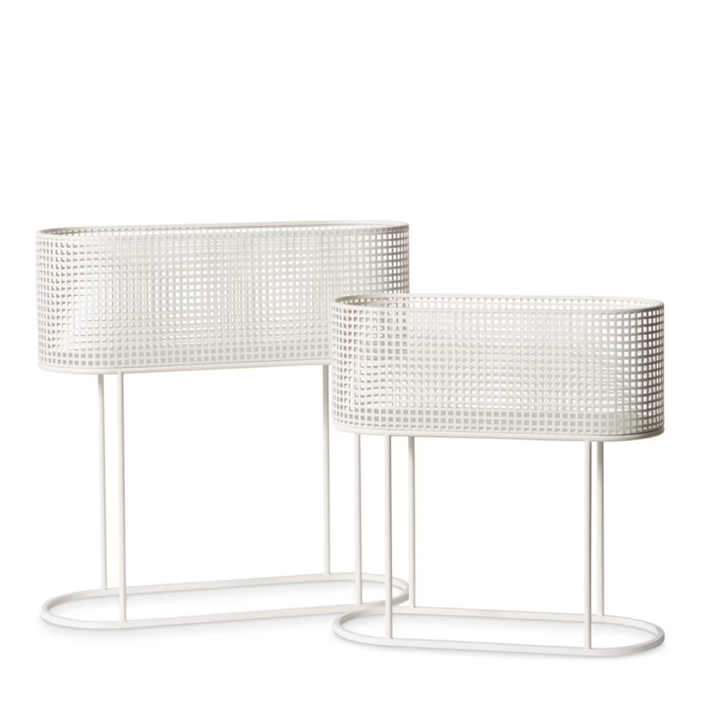 Set of 2 Creed Long Planter with Stand - Available in 2 Colors