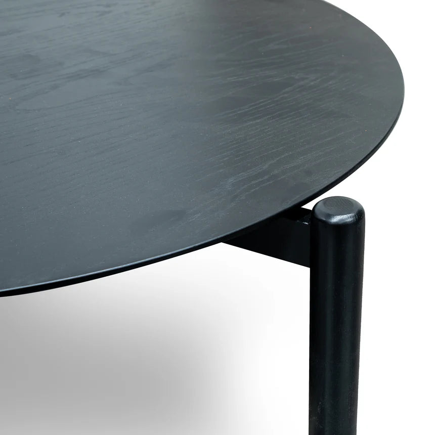 Set of 2 Modular Coffee Table - Black