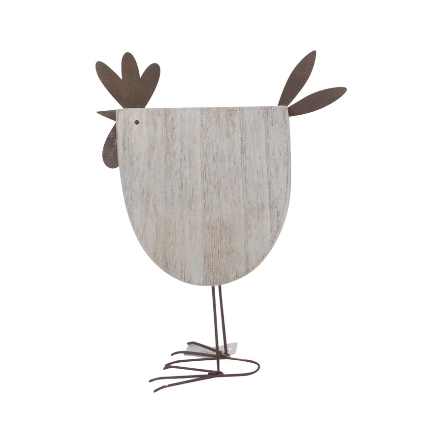 Set of 2 Mum & Child Standing French Country Chooks