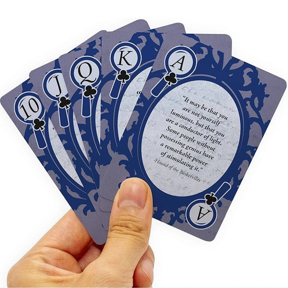 Sherlock Holmes Quotes Playing Cards