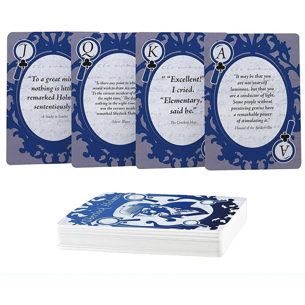 Sherlock Holmes Quotes Playing Cards
