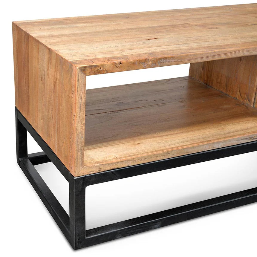 Simple Reclaimed TV Entertainment Unit 220cms - Natural