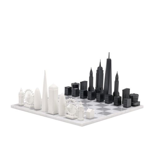 Skyline Chess Marble London vs New York Edition