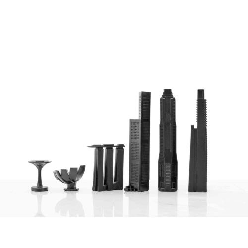 Skyline Chess Metal Singapore Edition Decor