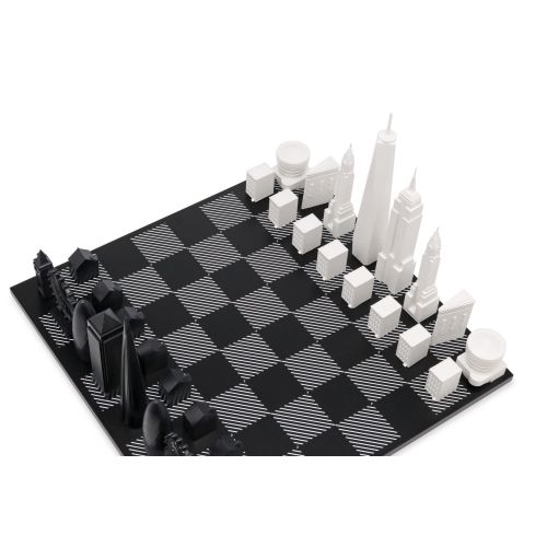 Skyline Chess Metal World Icons Edition Decor