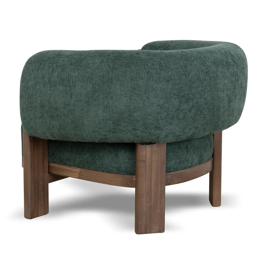 Sleek Comfort Sierra Lounge Chair - Walnut