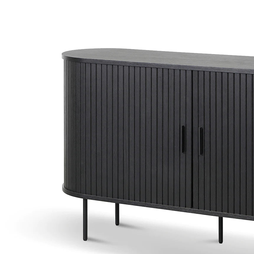 Sleek Serenity Side Table 140cms - Black