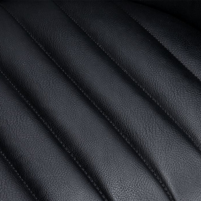 Sleek Vintage Black Fabric High Stool (Available in 2 Sizes)