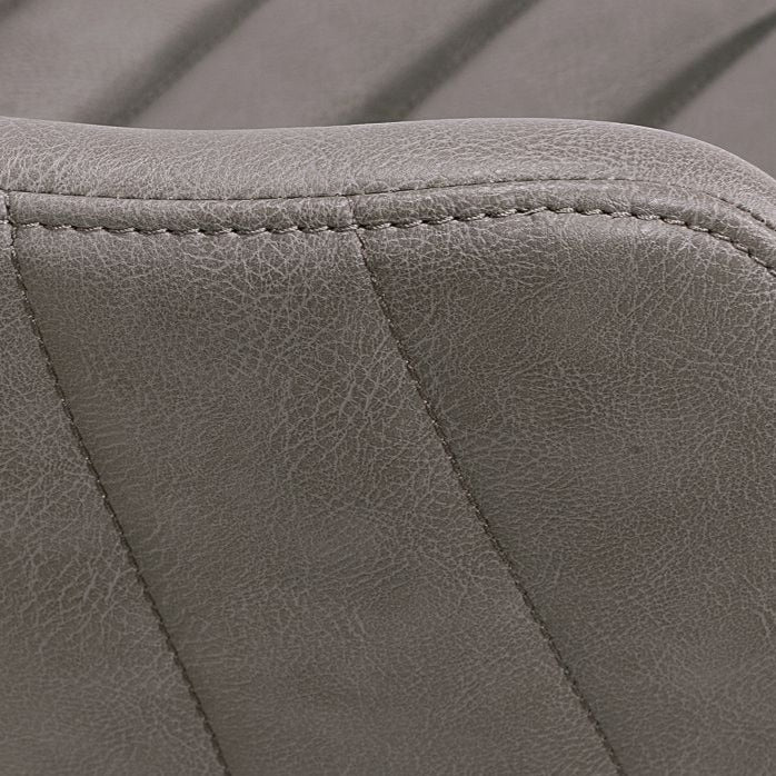 Sleek Vintage Grey Fabric High Stool (Available in 2 Sizes)