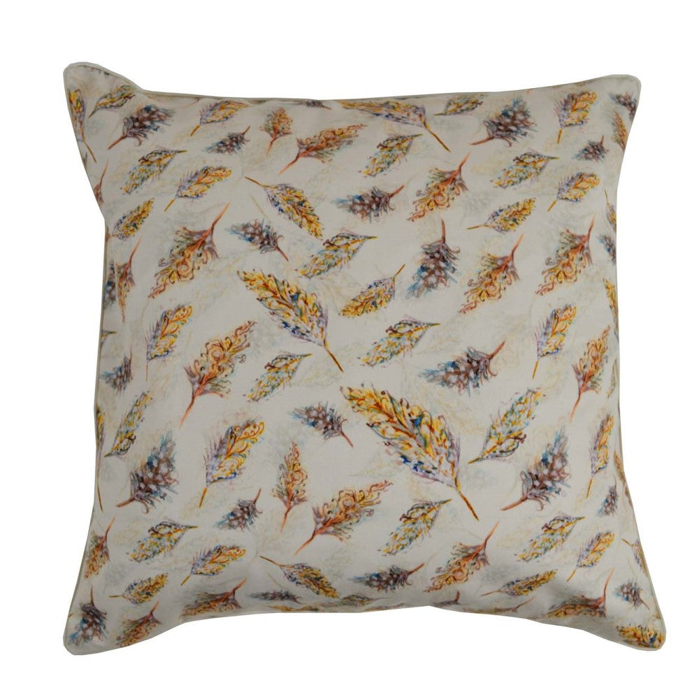Small Feathers Cushion With Recycled Fill 45 X 45cms