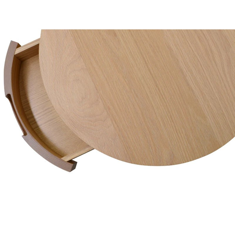 Snooze Station Lamp Table - Natural