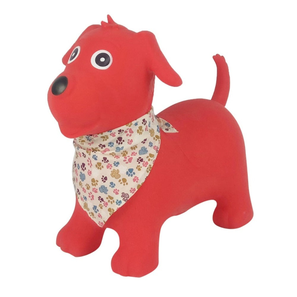 Inflatable Outdoor Bouncy Rider - Snuggles The Dog