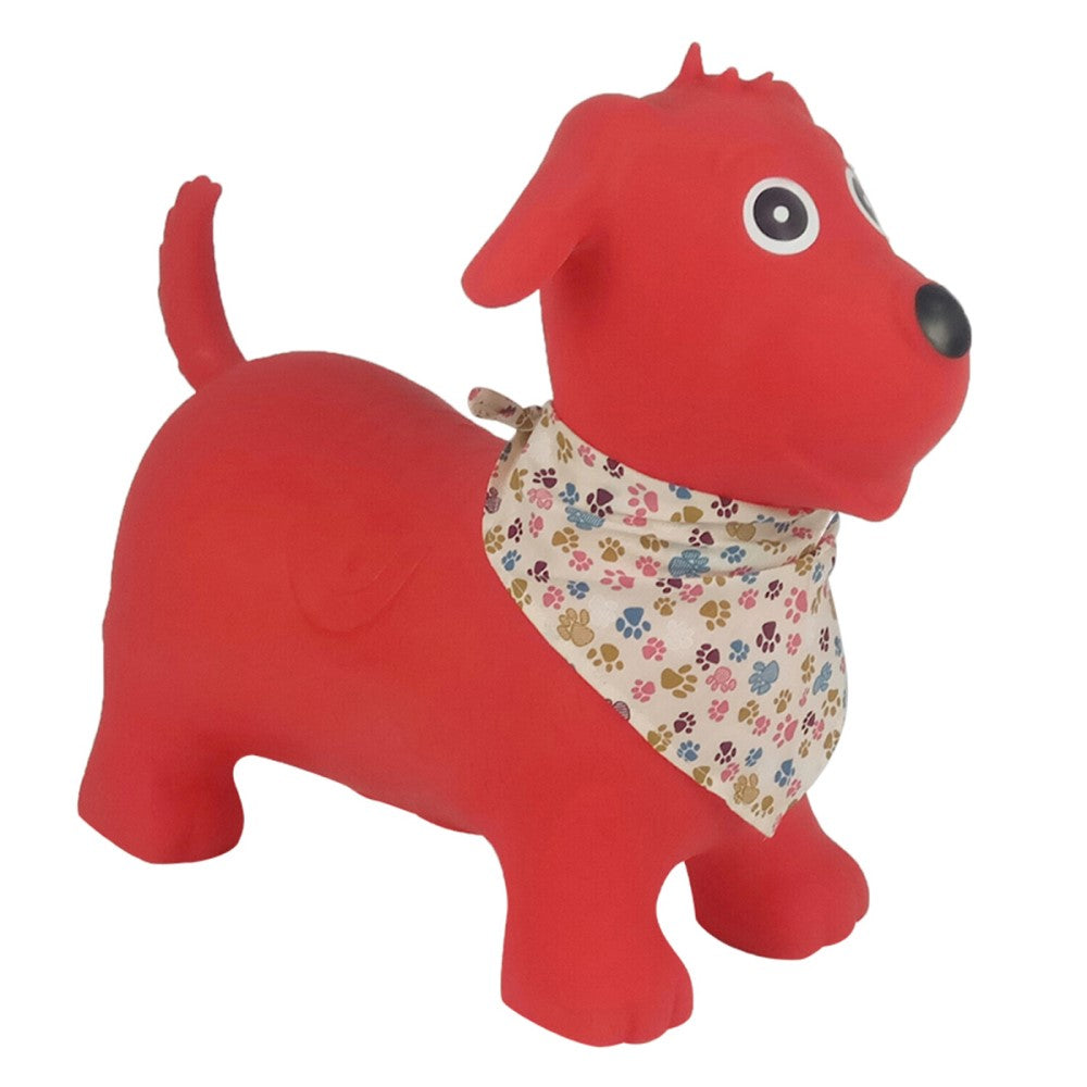 Inflatable Outdoor Bouncy Rider - Snuggles The Dog