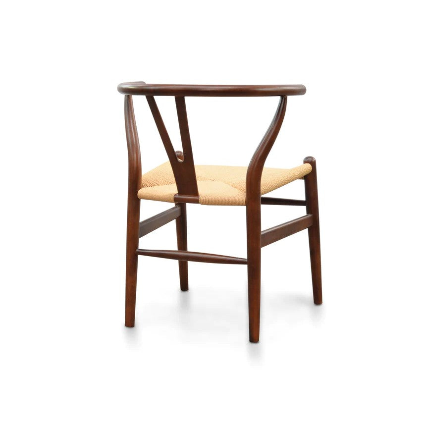 Soft Retreat Dining Chair - Walnut & Natural