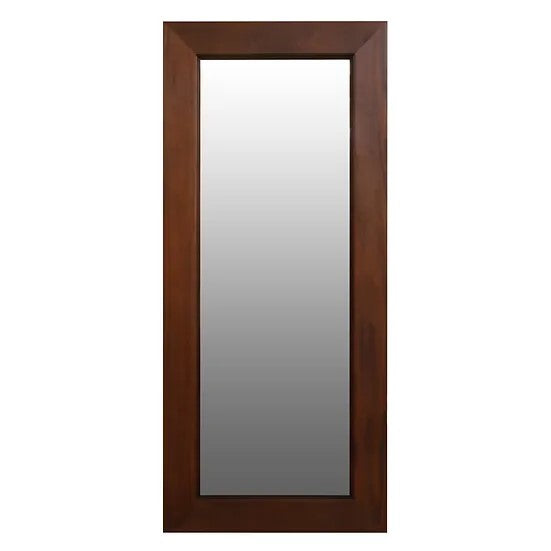 Solid Mahogany Wooden Standing Mirror 65 x 150 cm - Brown