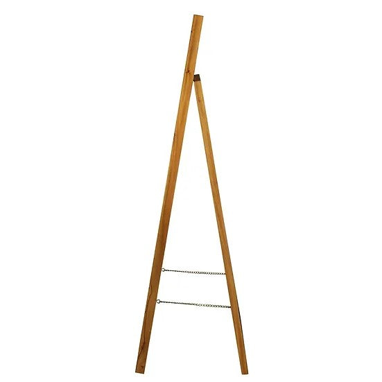 Solid Mahogany Wooden Standing Mirror 65 x 150 cm - Light Brown