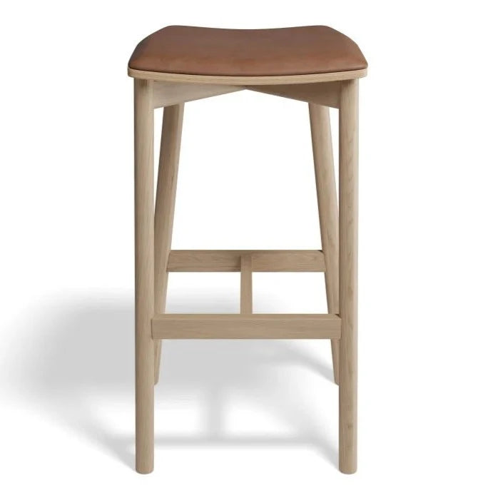 Solid Pine Backless High Stool 66cms (Available in 4 Colors)
