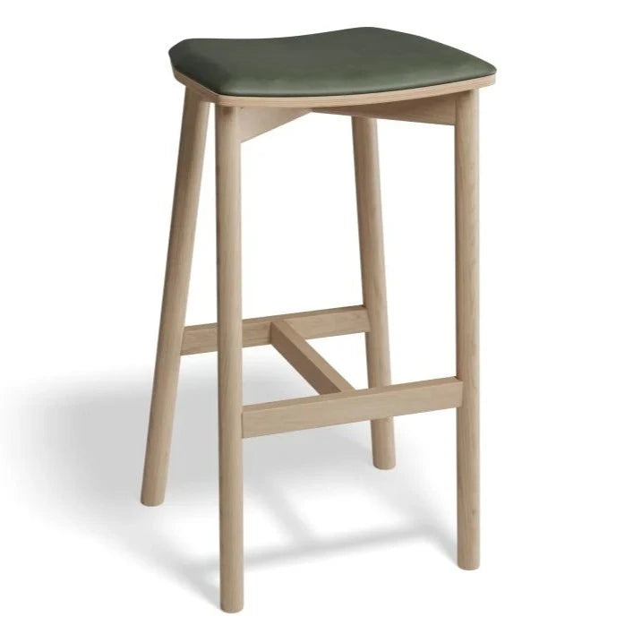Solid Pine Backless High Stool 66cms (Available in 4 Colors)