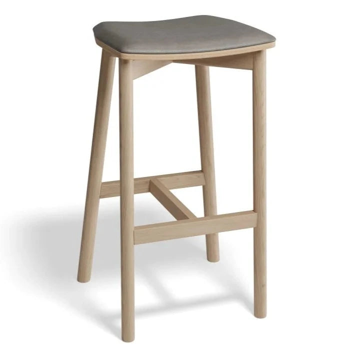 Solid Pine Backless High Stool 66cms (Available in 4 Colors)