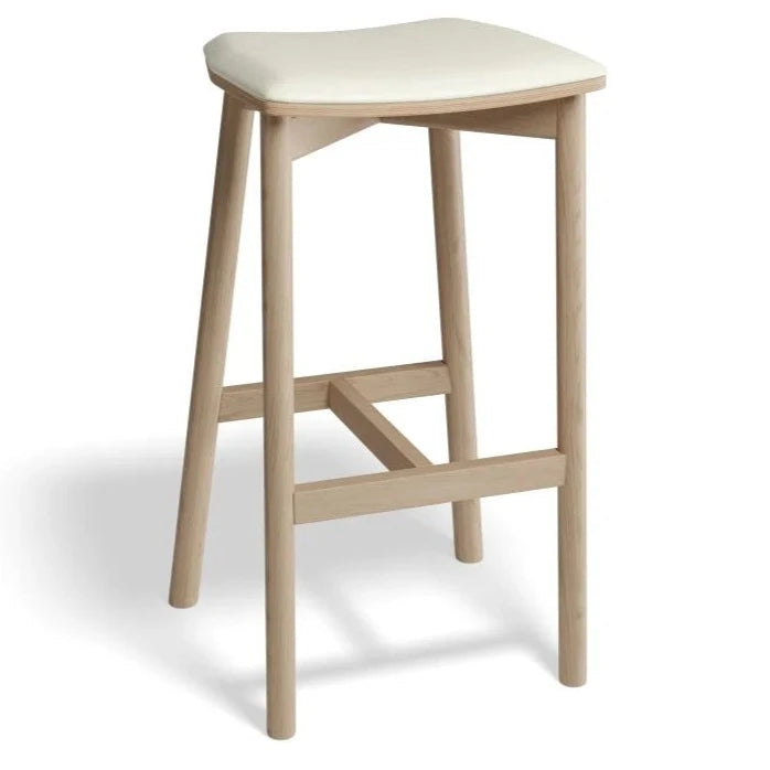 Solid Pine Backless High Stool 66cms (Available in 4 Colors)