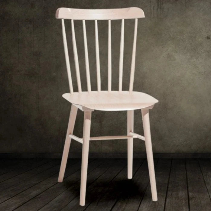 Solid Pine Natural No Pad Dining Chair