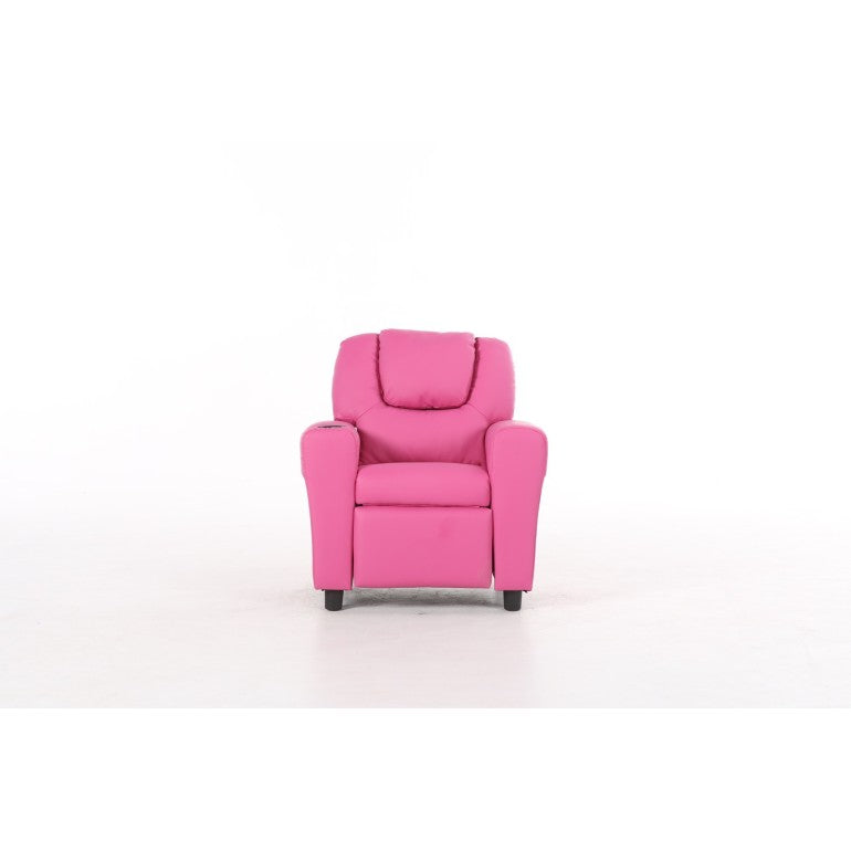 Solid Wooden Frame William Kids Recliner - Available in 3 Colors